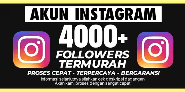 Gambar Product (Akun 4000 Followers) Instagram Mixed Quality