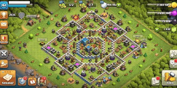 Gambar Product CODE877 - TH12 - Heroes 56_56_25 - Builder Hut 6 - Gems 1532+ Level 161 - Fast Delivery ( Android & iOS