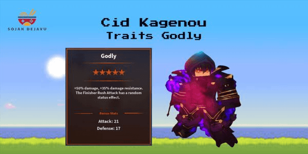 Gambar Product Cid Kagenou Godly Traits | A Universal Time