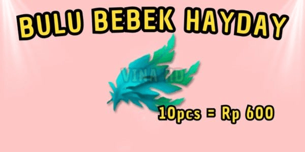 Gambar Product Bulu Bebek / Duck Feather Hay Day - 10pcs