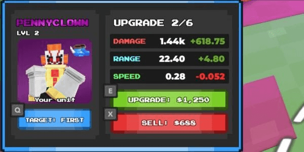 Gambar Product Pennyclown Godly Pixel Tower Defense