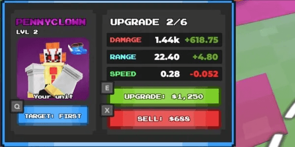 Pennyclown Godly Pixel Tower Defense