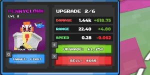 Pennyclown Godly Pixel Tower Defense