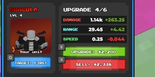 DRACULA -Pixel Tower Defense (MYTHIC)