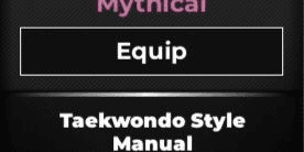 Gambar Product Taekwondo Style Manual - Type Soul