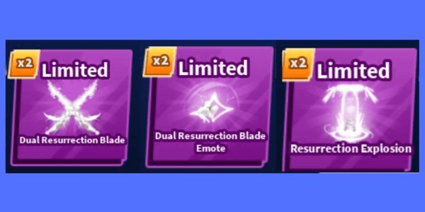 Gambar Product Dual Resurrection Blade Set (Sword, Emote, Explosion) - Blade Ball