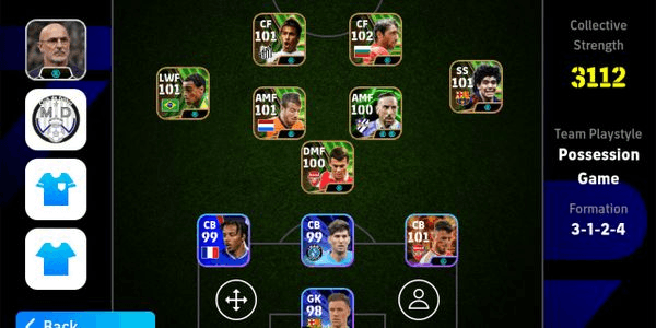 Gambar Product Akun Efootball 3100+ Strength GG