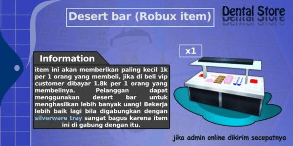 Gambar Product [Sale] Desert Bar (RBX Item)