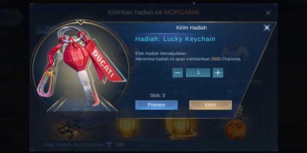 Gambar Product Charisma Lucky Keychain