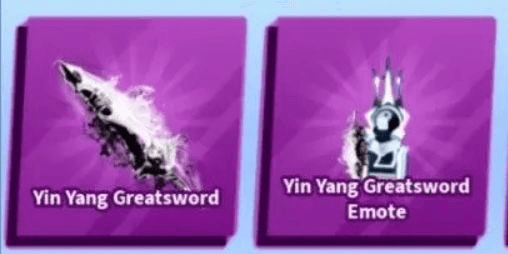 Gambar Product Yinyang GreatSword (Blade + Emote) Limited Blade