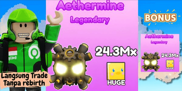 Gambar Product Reborn As Swordman | New Legendary Huge Pet Last World