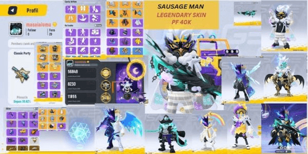 Gambar Product AKUN SAUSAGE MAN KEREN WINRATE 81% | SEASON PASS SS14, SS15 | RANK PINNACLE 3x |  Point Fest 41901