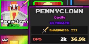PennyClown (Sharpness 3) | Pixel Tower Defense