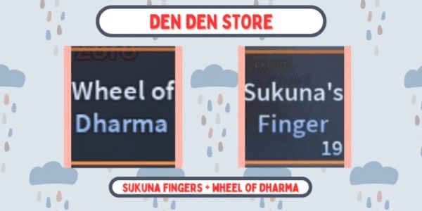 Gambar Product FULL MASTERY KING OF CURSE (19 SUKUNA FINGERS + WHEEL OF DHARMA) - A Universal Time