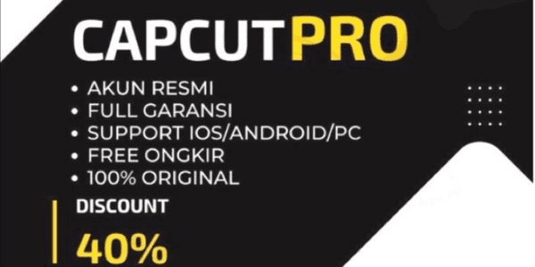 Gambar Product CAPCUT PRO PRIV4TE ( AKUN SENDIRI ) FULL GARANSI FOR ALL DEVICE