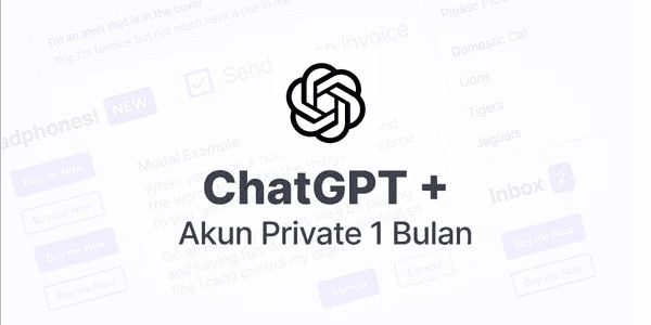 Gambar Product ChatGPT Plus Private Premium 1 Bulan