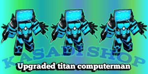 업그레이드된 Titan Computerman-Skibidi Tower Defense