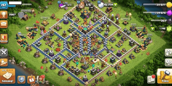 Gambar Product CODE878 - TH14 - Heroes 51_66_41_21 - Builder hut 6 - Gems 1100+ Level 197 - Fast Delivery ( Android & iOS )