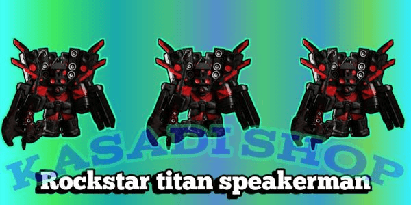 Gambar Product Rockstar Titan Speakerman-Skibidi tower defense