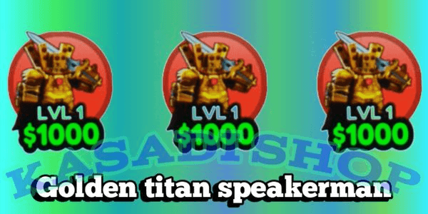 Gambar Product Golden Titan Speakerman-Skibidi tower defense