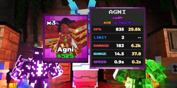 Gambar Product AGNI -Pixel Tower Defense (Godly)