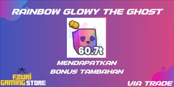 Rainbow Glowy the Ghost