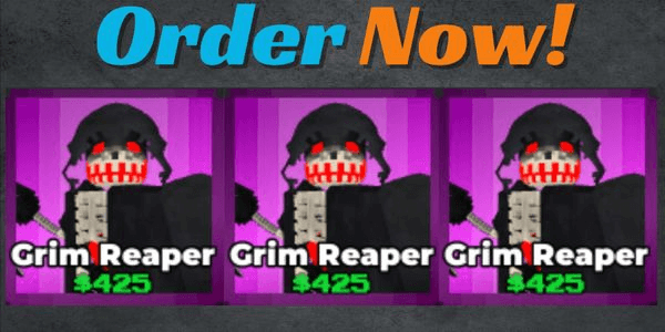Gambar Product Grim Reaper (GODLY) Pixel Tower Defense