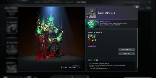 Gambar Product Tyrant of the Veil (Wraith King Set) Collector Cache 2023