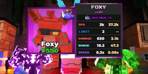 Gambar Product FOXY -Pixel Tower Defense (Godly)