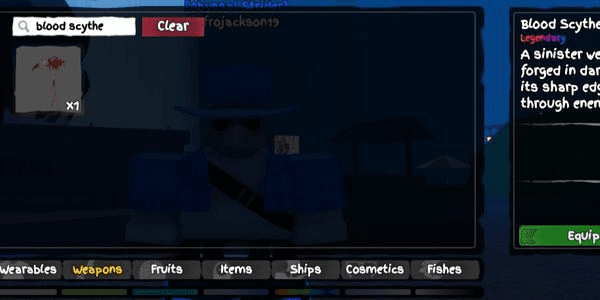 Gambar Product Blood Scythe GPO