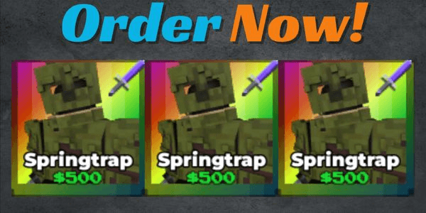 Gambar Product Springtrap (Exclusiv) Pisel Tower Defense