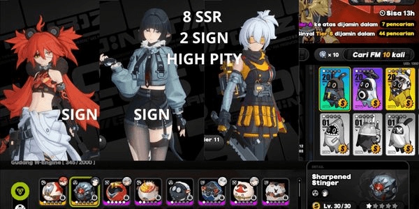 Gambar Product [ASIA] 8 SSR 2 SIGN JANE DOE SIGN, KOLEDA SIGN, SOLDIER 11, OFFICER CUI, RESONABOO, ROCKETBOO, HIGH PITY, UID BAGUS