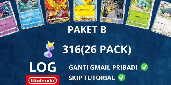 Gambar Product Akun Reroll Siap Gacha (26 pack)