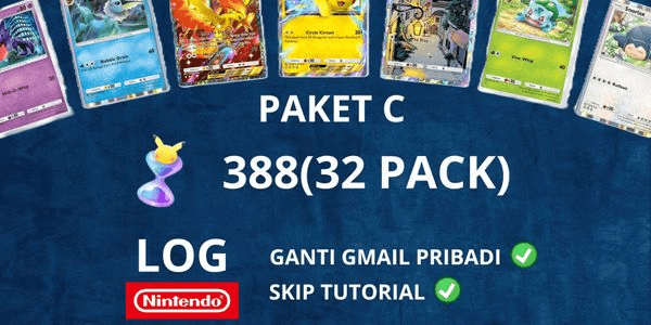 Gambar Product Akun Reroll Siap Gacha (32 pack)