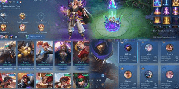 Gambar Product Akun Collector Valir Skin 38 Hero 42 WR GG