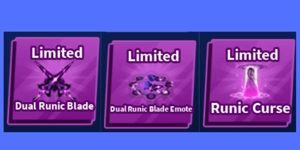 Gambar Product Dual Runic Blade Set (Sword, Emote, Explosion) - Blade Ball