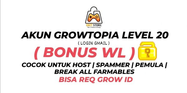 Gambar Product GROWTOPIA LEVEL 20 ACCOUNT