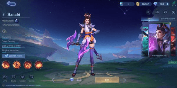 Gambar Product Resplendent Iris (Skin Hanabi)