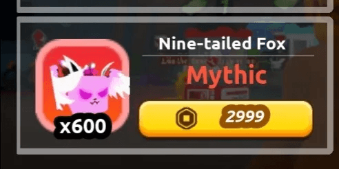 Nine Tailed Fox Pet - Swim League
