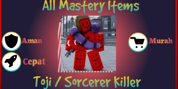 Gambar Product Toji Fushiguro / Sorcerer Killer Legendary Ability + ALL Mastery Items (1-4) A Universal Time (AUT)