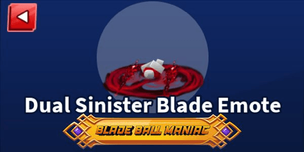 Gambar Product Dual Sinister Blade Emote Limited Blade Ball RBL