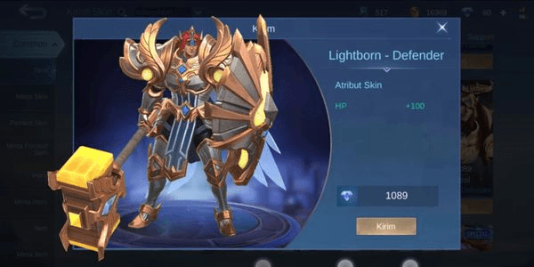 Gambar Product Lightborn - Defender (Tigreal Lightborn Skin)