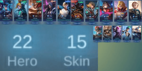 Gambar Product AKUN MOBILE LEGENDS rgamingshop #49