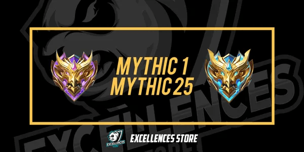 Paket Rank Mythic 1-Mythic 25