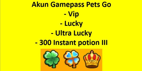 Gambar Product Akun Gamepass Pets Go