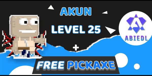 Gambar Product AKUN LEVEL 25 + FREE PICKAXE