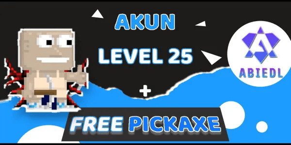 LEVEL 25 ACCOUNT + FREE PICKAXE