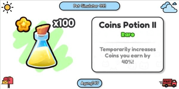 Gambar Product "Coin Potion II"