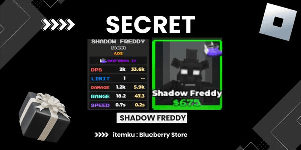 Gambar Product Pixel Tower Defense - Shadow Freddy ( SECRET | EVENT )