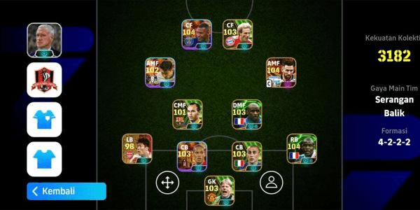 Gambar Product AKUN SPEK DENNIS SIAP TUR FULL SKILL 91 BOOSTER 4 BLITZ DEPAN BELAKANG TOP 5 MANAGER BOOSTER